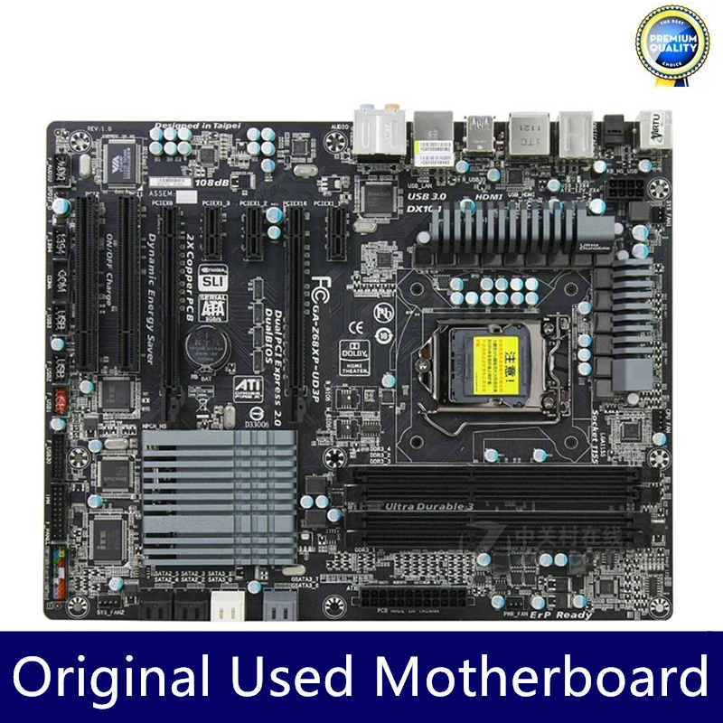 

GA-Z68XP-UD3P Z68XP-UD3P Настольная материнская плата Z68 с разъемом LGA 1155
