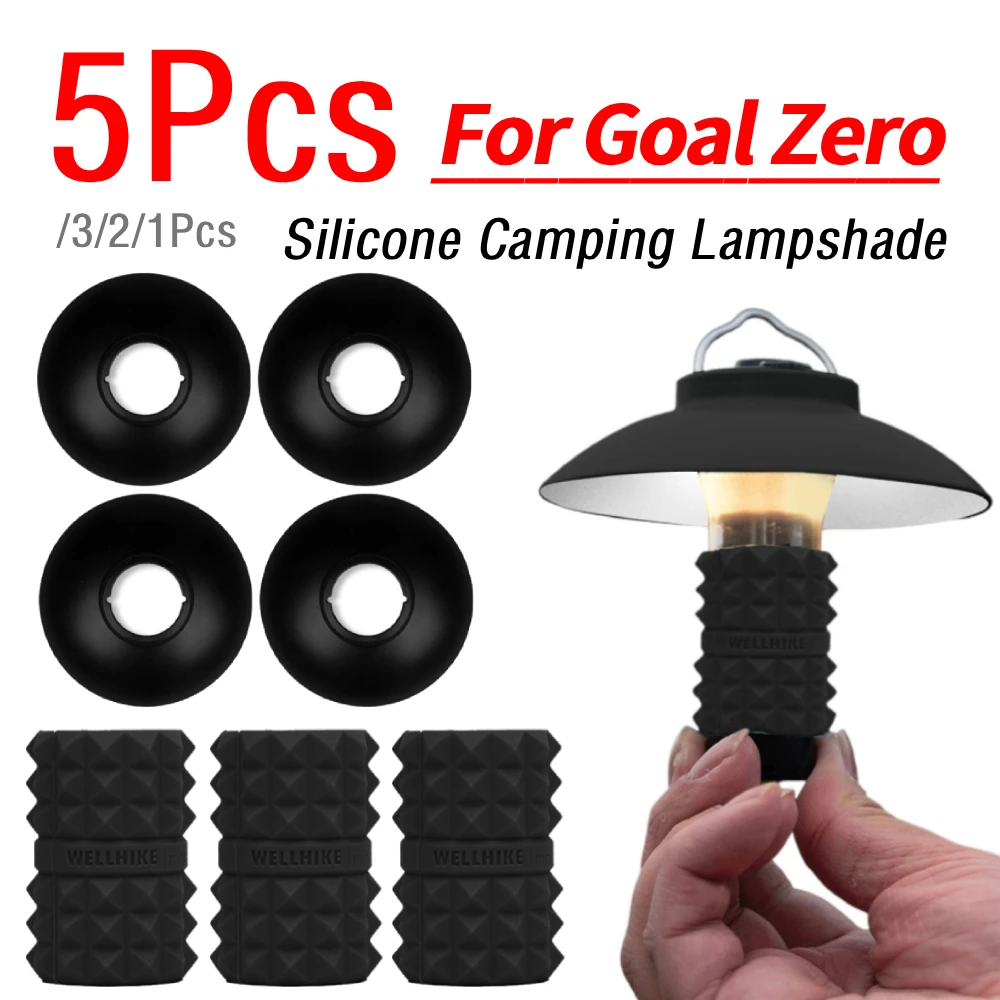1/2/3/5PcsFor Goal Zero Lantern Shade Silicone Camping Lamp Sleeve Protective Anti-slip Outdoor Camping Lights Cover for GZ Lamp