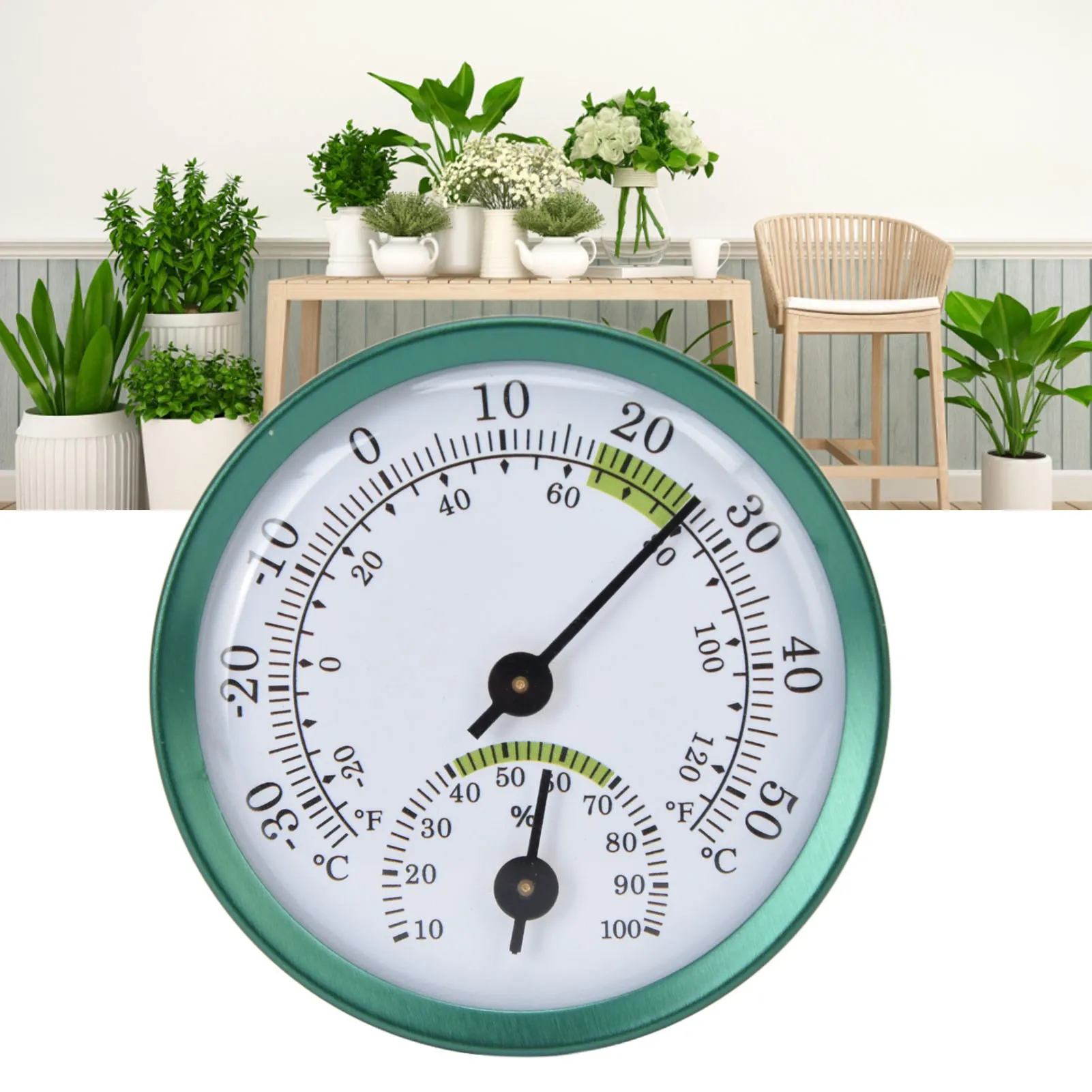 Temperature Humidity Meter Mini Temperature Humidity Tester Thin Transparent  for Greenhouse Warehouse for Home