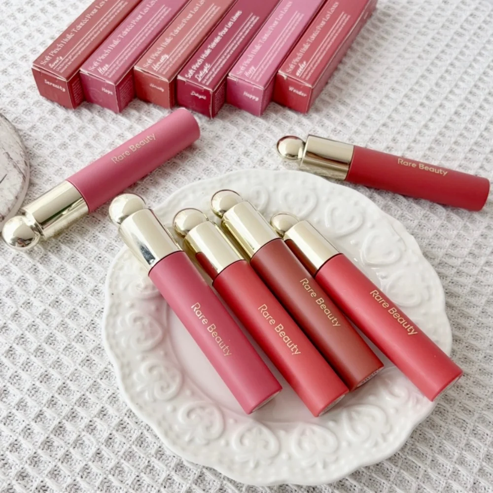 Rare Beauty Matte Lip Gloss Wasserfester Nicht-Klebender Lippenglanz Verschmierfest Nicht Verblassend Delight Hope Happy Wonder Flüssiger Lippenstift