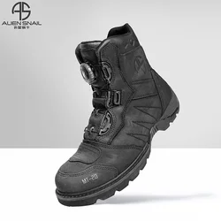 MT-20 Anti-fall Motorcycle Rally Boots MT-10 Leather Waterproof Riding Shoes Knob Design Racing Motorcycle Riding Boots MT-30