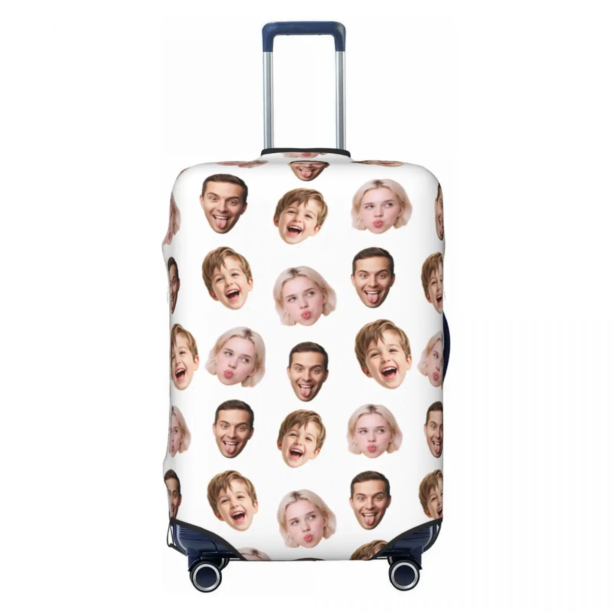 

Персонализированный чехол для чемодана с фотографией, эластичные защитные чехлы для багажа с индивидуальным дизайном для чемоданов 18-32 дюймов