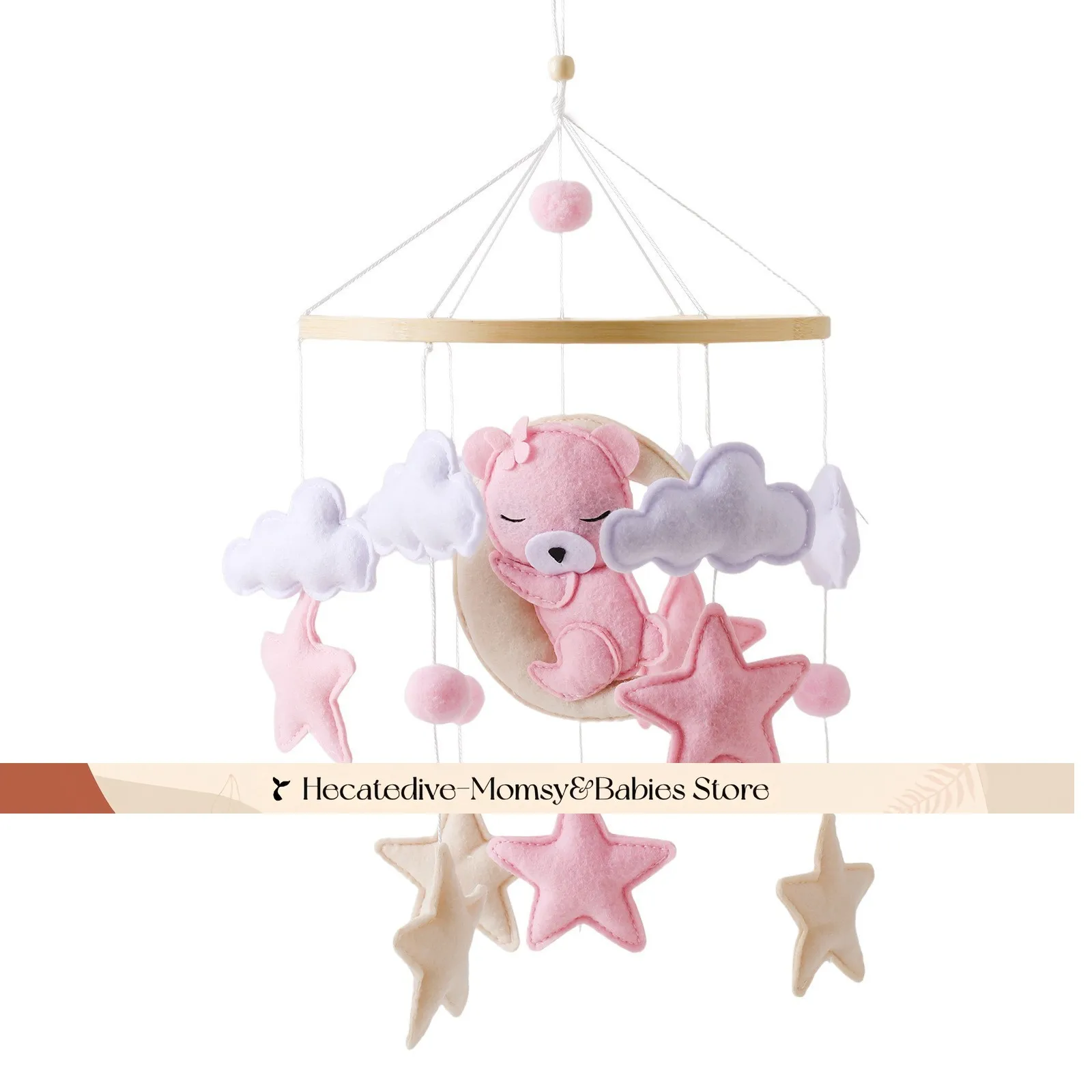 【Must Have】 Sonagli e cellulari per bambini, orsetto sonnolento, giocattoli educativi, set per neonati, mini decorazioni, 0-12 mesi, giocattoli unici, cose per bambini