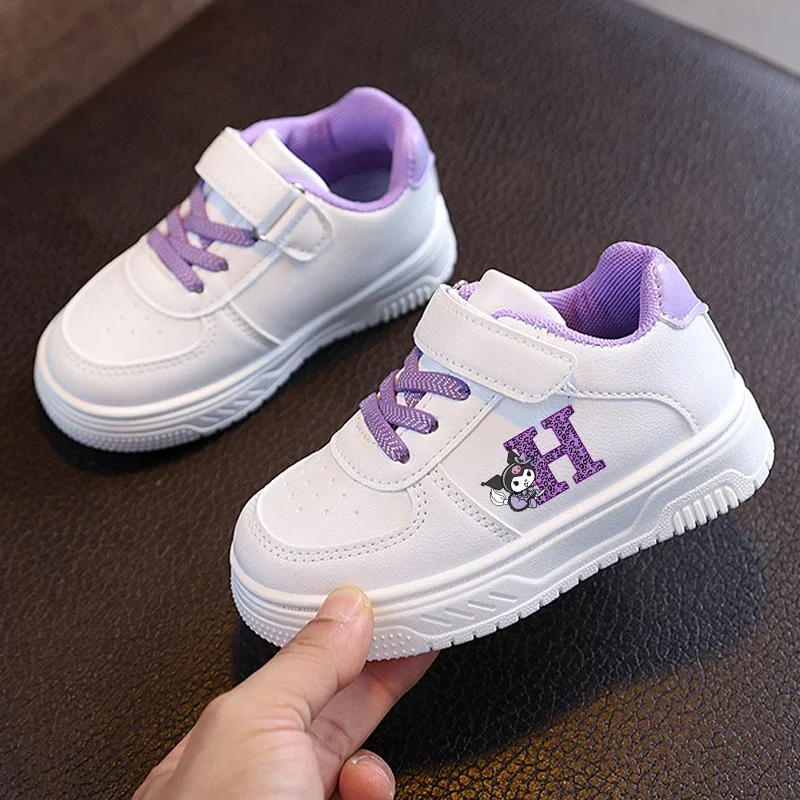 Zapatillas Kuromi para niñas, nuevas zapatillas deportivas con letras de Anime A-Z para niños, deportes al aire libre, calzado informal de viaje para niños, regalo, gran oferta