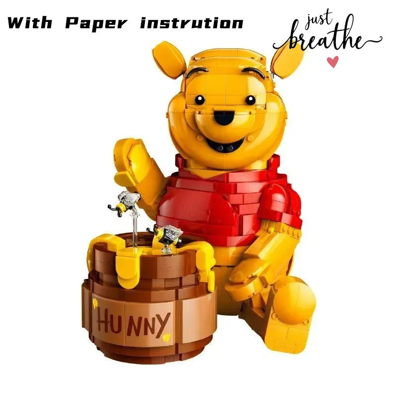 

In Stock 1399pcs Moc Winnie The Pooh Compatible Cartoon Movie Bear Requiring Assembly Model Birthday Gifts For Teenage