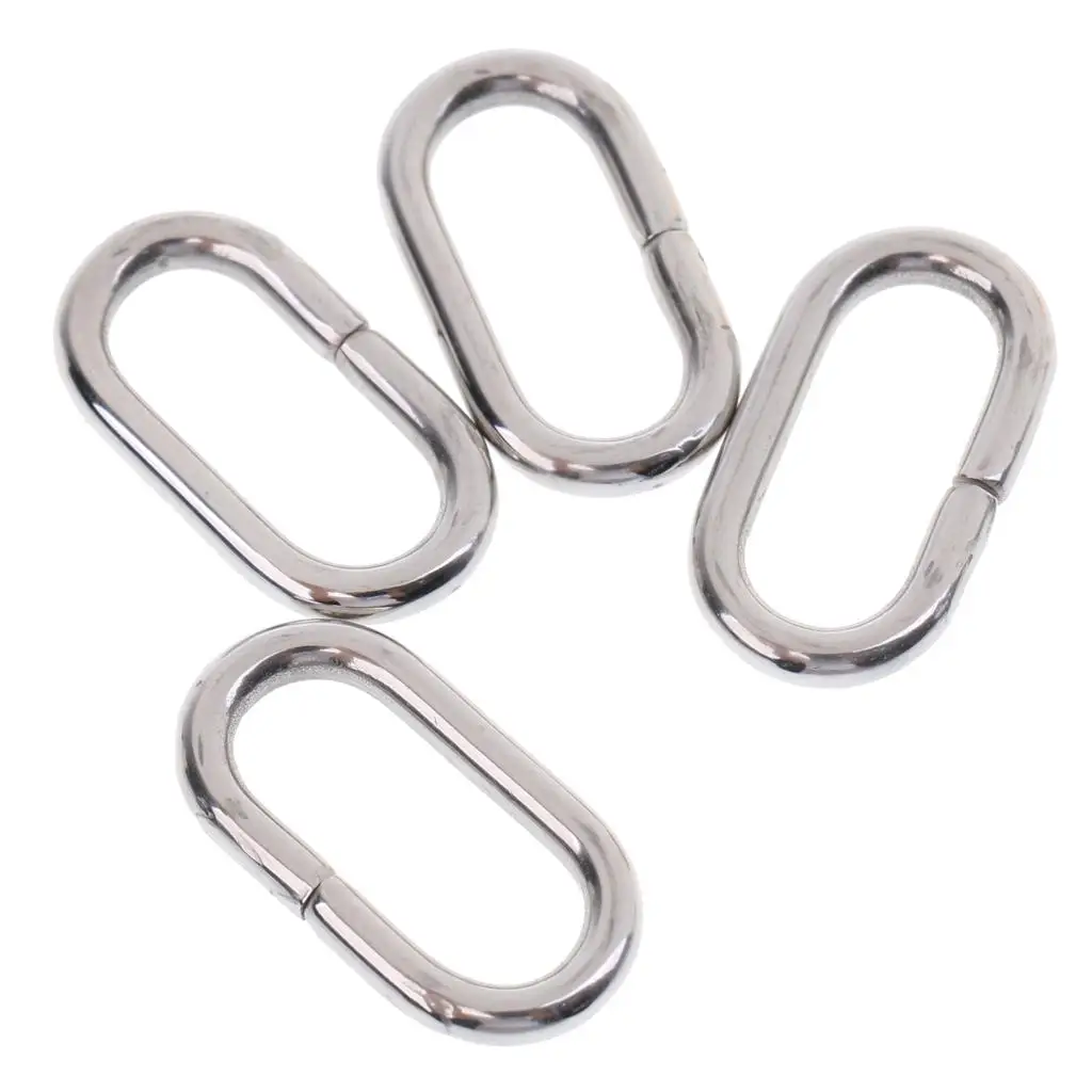Watch Strap Loop Holder Stainless Steel Buckle Rings Retainer Heavy Duty Keeper for 22mm 24mm Nylon Watch Band Accessories
