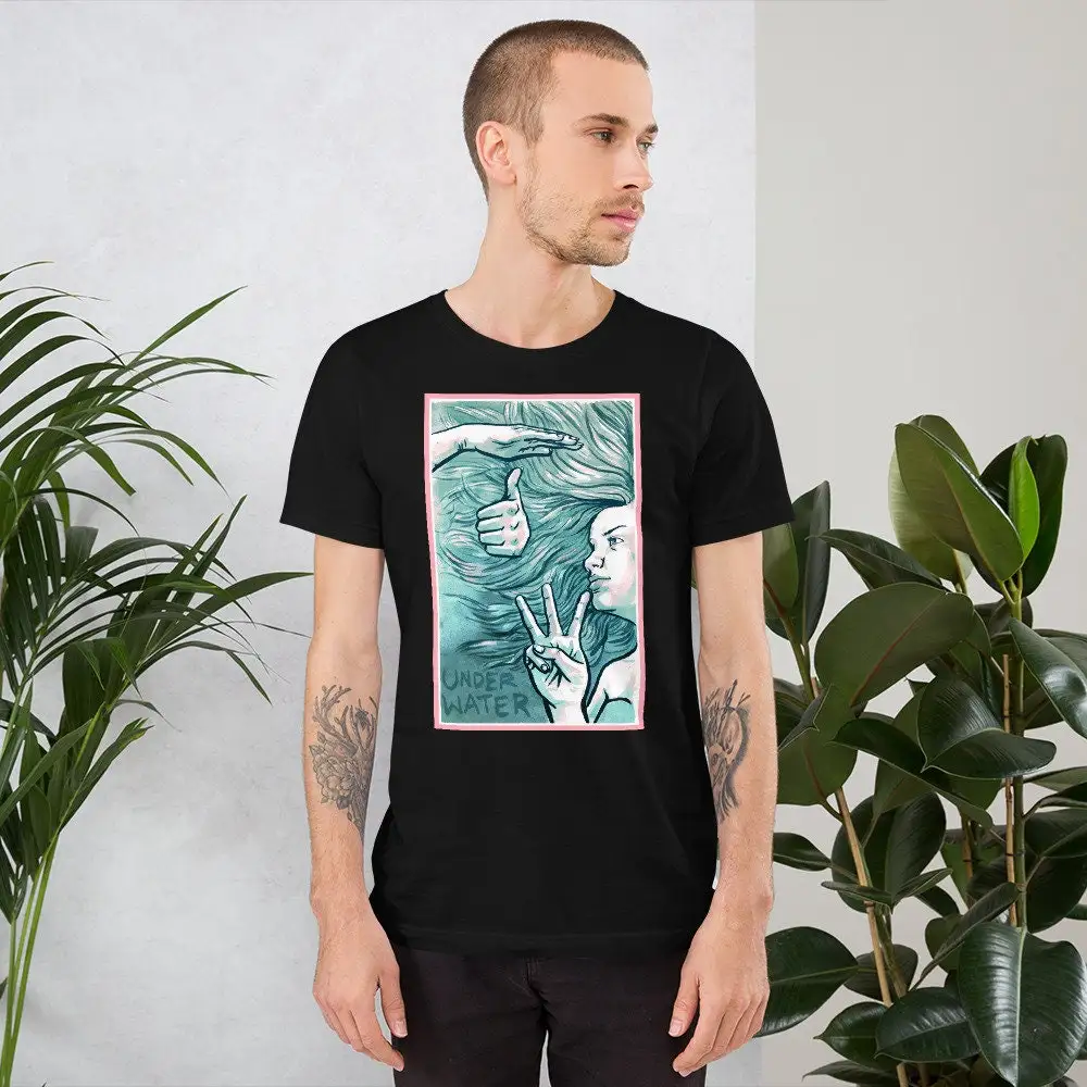 Underwater Illustrated ASL Short-Sleeve Unisex T-Shirt