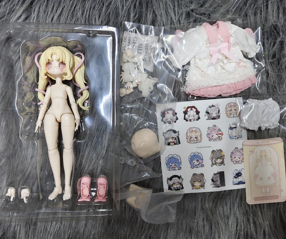 Genuíno em estoque 1/12 mjd caixa cega meki criação coração limitado aibo figura de exibição de cor alternativa