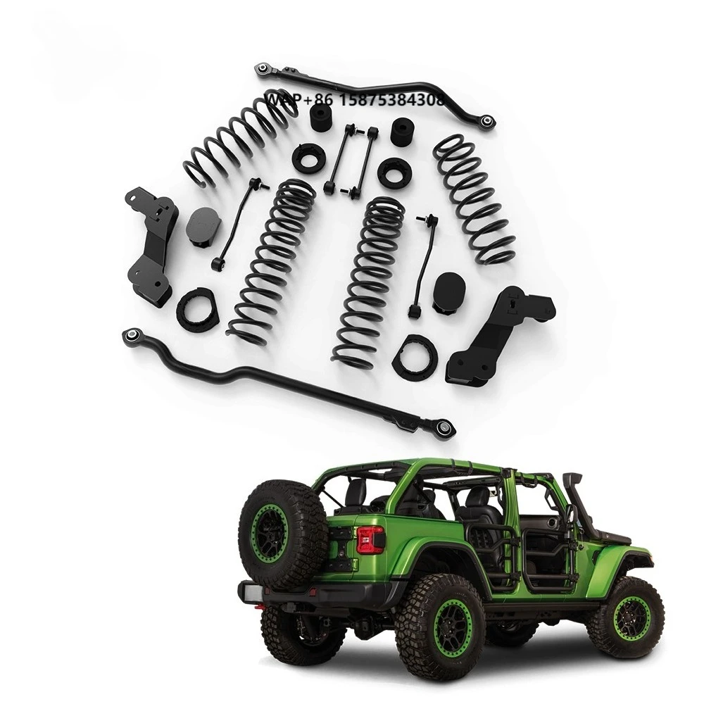 

PoisonFrog Best Quality 2.5\" Steel Suspension Lift Kit with 4X4 Shock Absorbers for 2018-Up Jeep Wrangler JL2.0T