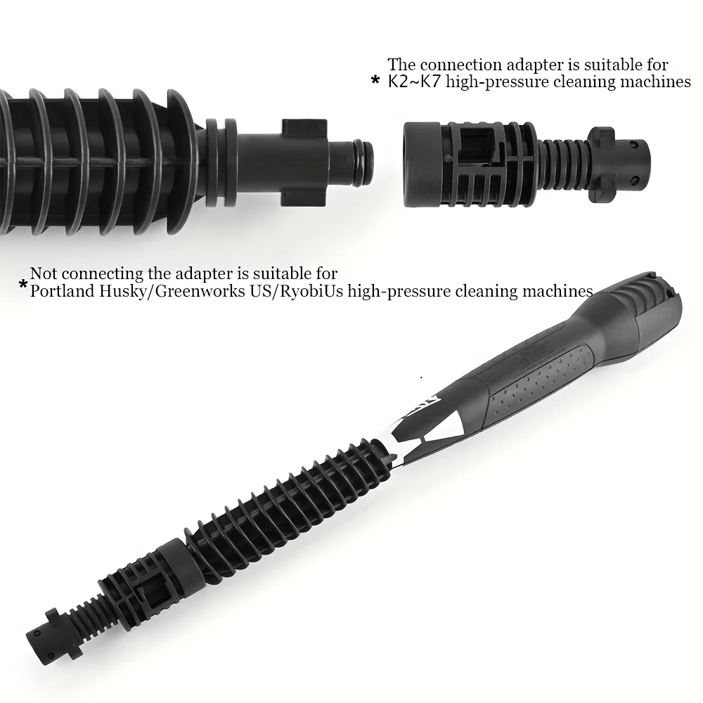 KARCHER high-pressure cleaner four-in-one multi-functional adjustable nozzle, compatible with K2-K7 series replacement nozzles