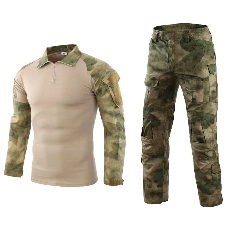 Tactical Combat Uniform Man Camouflage Shirts Cargo Pants Suits Shooting Paintball Hunting Outdoor Airsoft Paintball Clothing