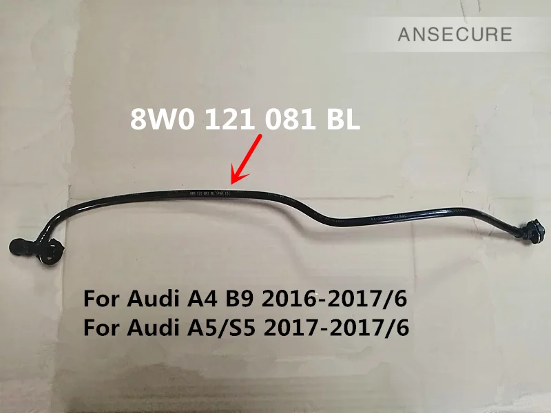 1.4  2.0 Petrol Expansion Tank Coolant  Vent Hose Breather Line For Audi A4 B9  A5 S5 2016-2024  8W0121081DR/ED  8W0121081BL