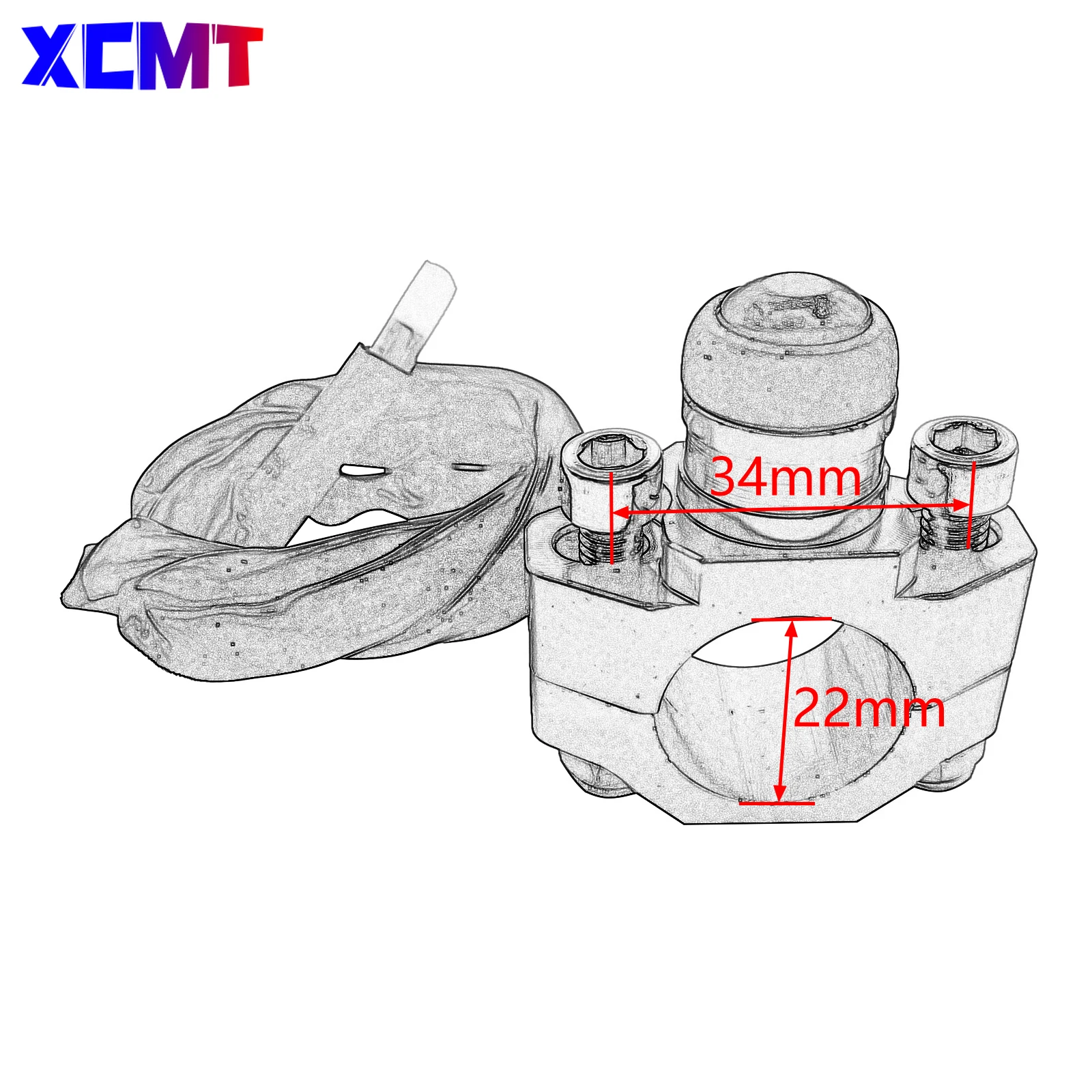 Interruptor de arranque y apagado CNC Universal para motocicleta, botón de encendido y apagado del motor para KTM HONDA YAMAHA KAWASAKI SUZUKI 125 250 300 350 400 450-530