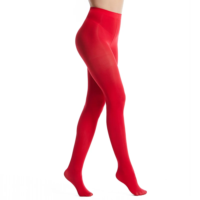 Übergröße Damen Sexy Lange Strümpfe Bonbonfarben Samt-Strumpfhose Frühling Sommer Herbst Große Elastische Strumpfhosen Schulmädchen Dessous – Detail 5