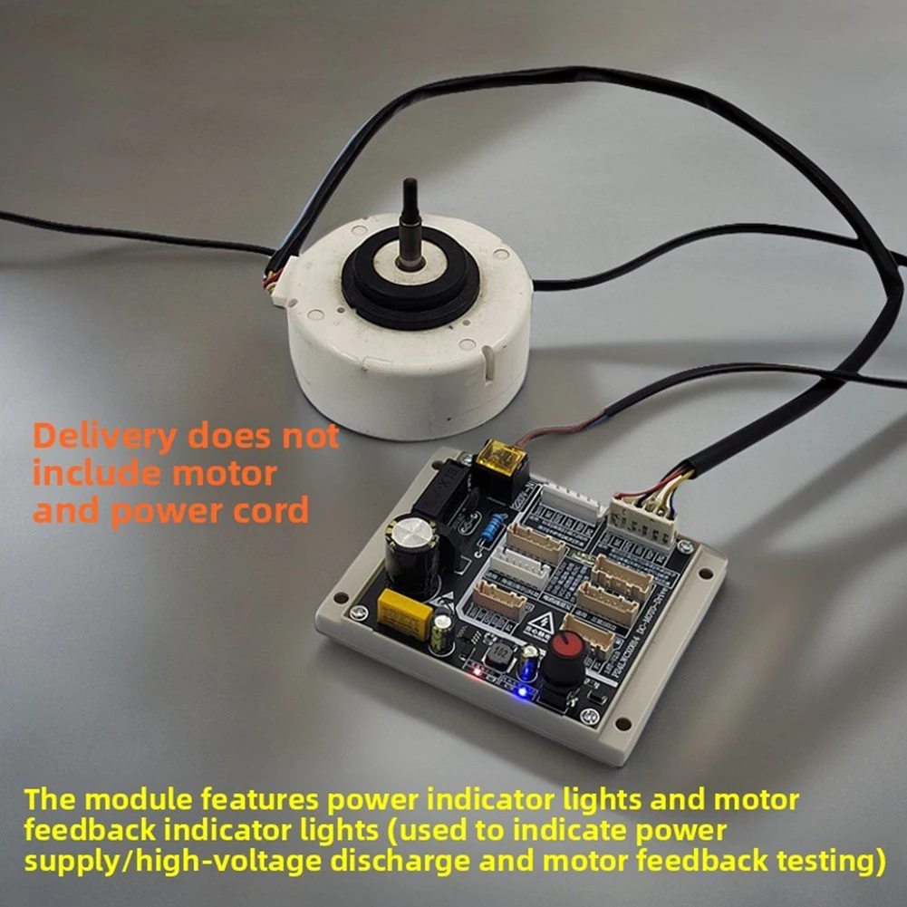 DC Brushless Fan Motor Driver for Five Wire Motors with 0-100 Percent Adjustment and Thermal Protection Circuit