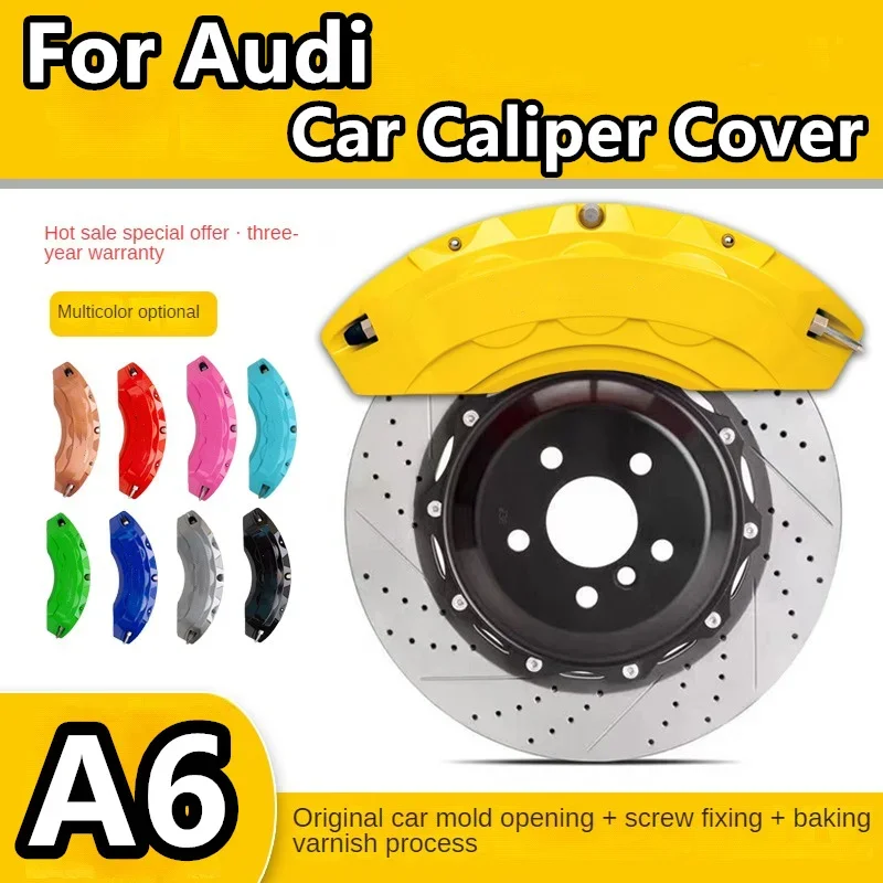 For Audi A6 Car Brake Caliper Cover Aluminum Fit allroad quattro 55 TFSI 2020 2021 2022 2.7 TDI 2010 2011