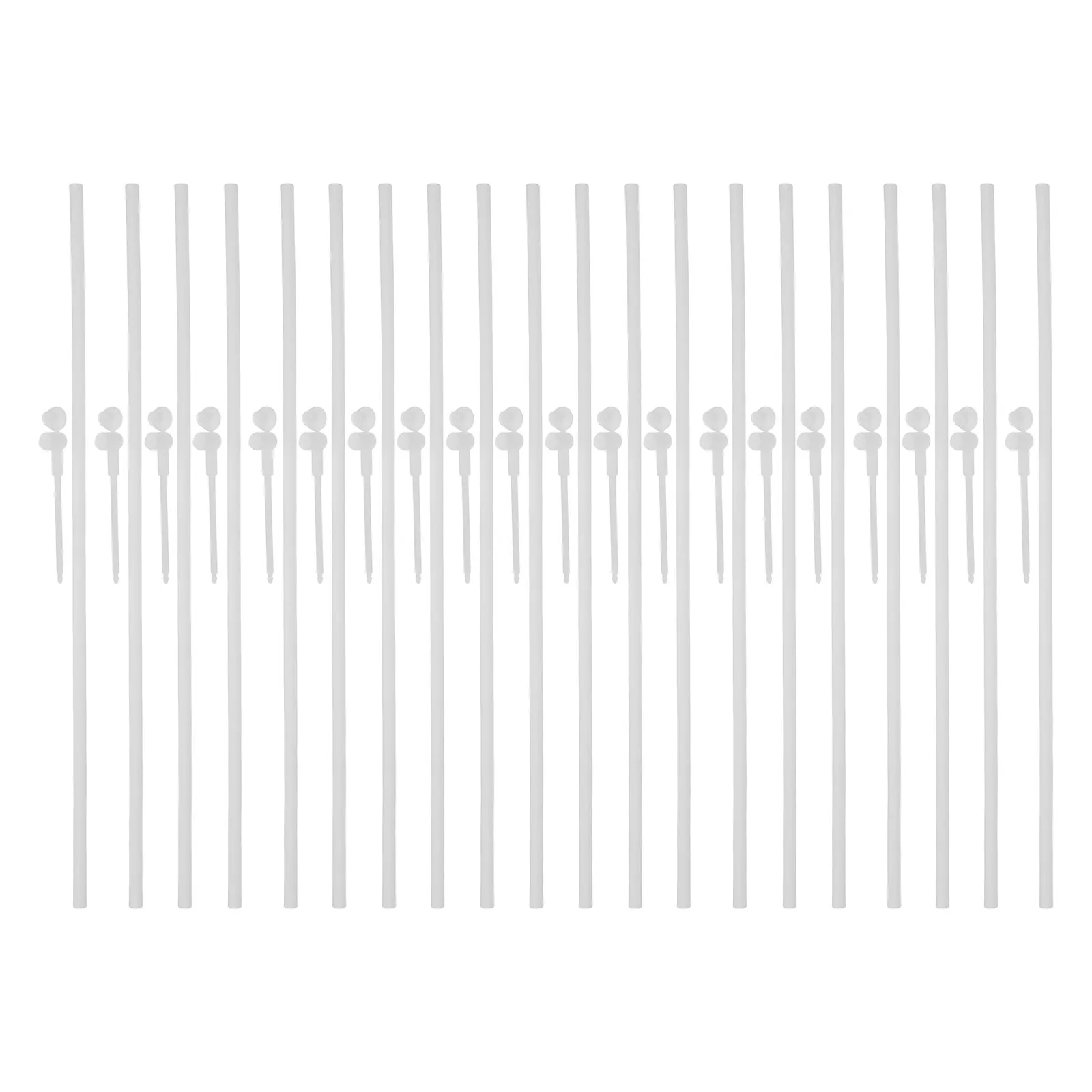 20 セットアクセサリー風車ロッド DIY 風車作成交換部品耐久性のある固体スティック屋外装飾工芸凧作り