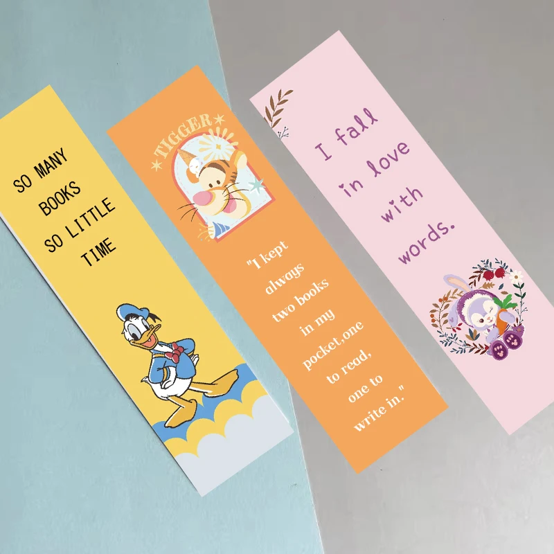 30pcs Disney Stitch Bookmarks Anime Girls Collection Bookmarks Book Lovers Teachers Friends Reading Markers Kids Toys