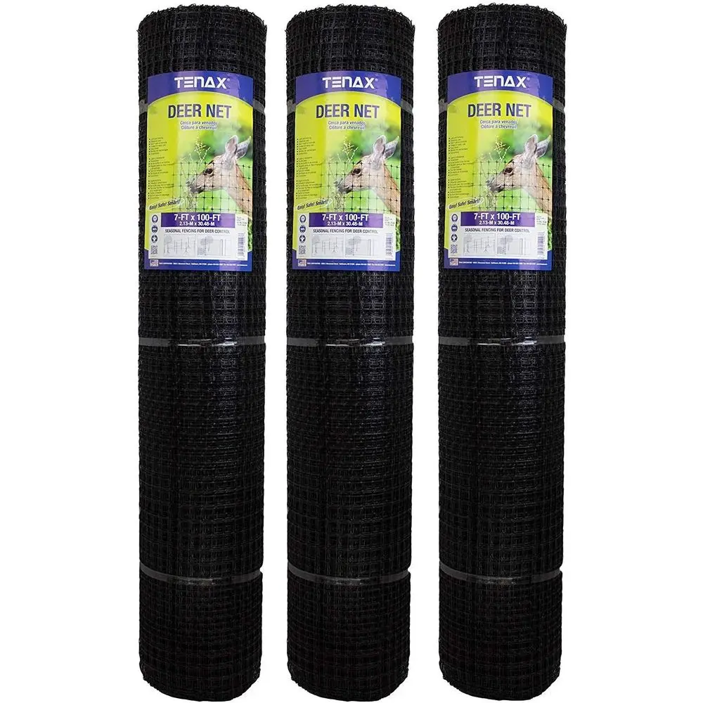 

Черная сетка для оленя, 7 x 100 футов, 3 шт. в упаковке