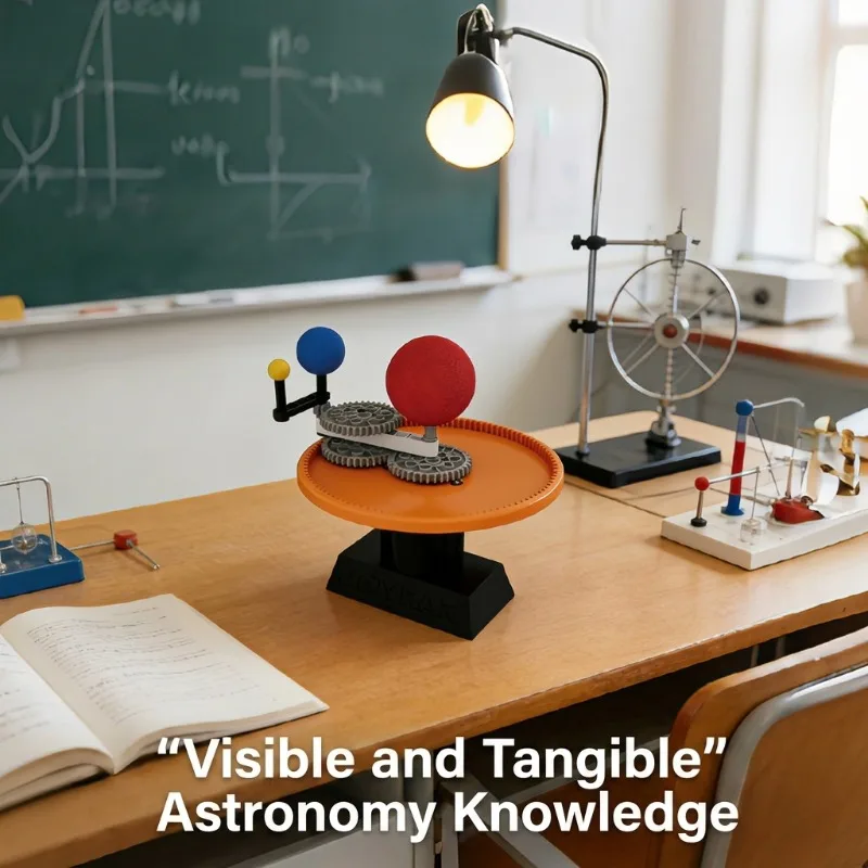DIY Assemble Kit Astronomy Geographic Science Teaching Tool Rotation Revolution Model Solar System Model STEM 3D Assembly