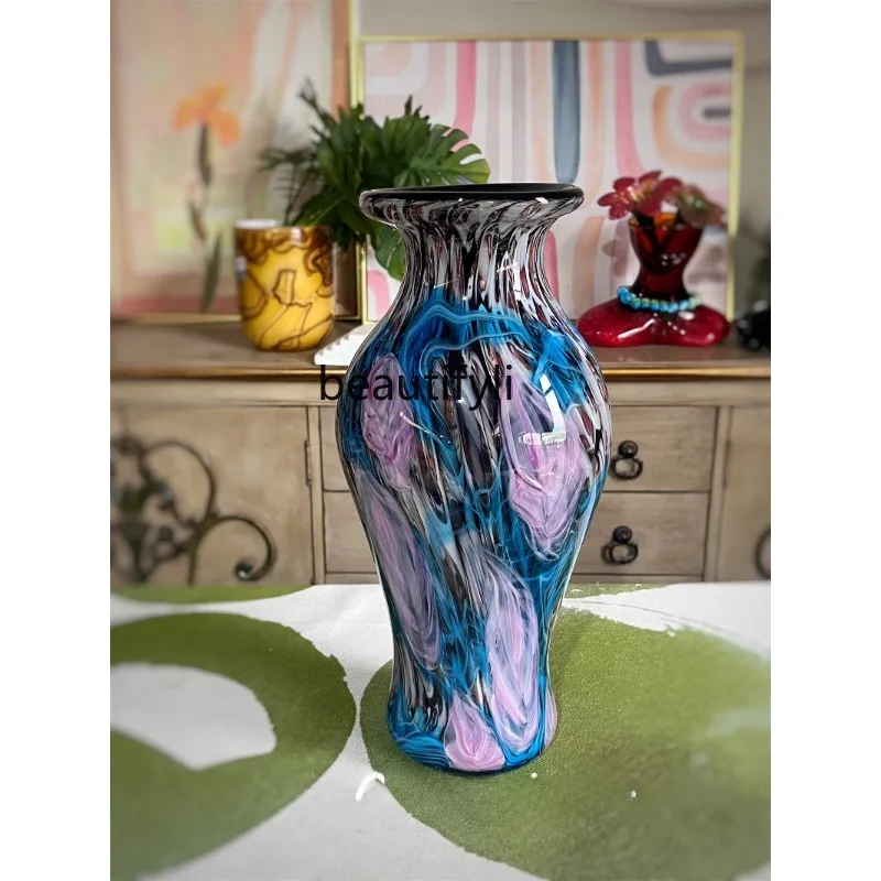 Misty Human Remains Ancient French Glaze Vase Creative Home Desktop Decorative Vase Ornaments