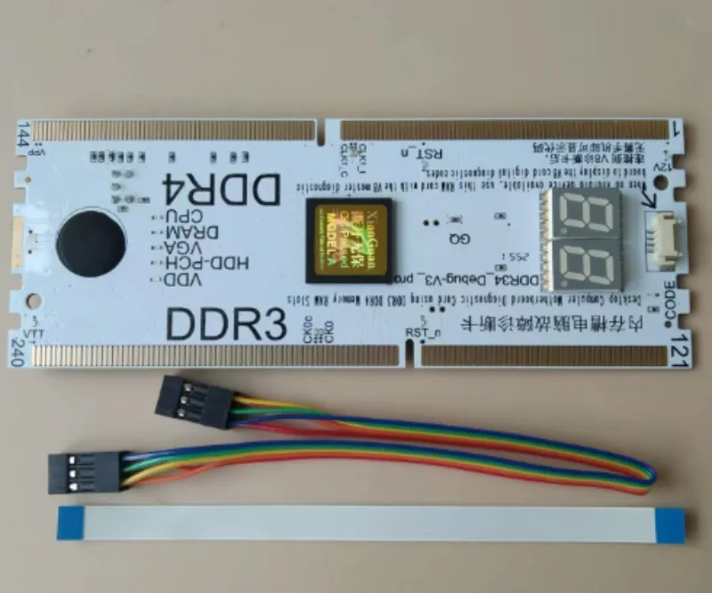 Memory slot computer fault diagnosis card notebook desktop DDR3/4 test card main board detection tool