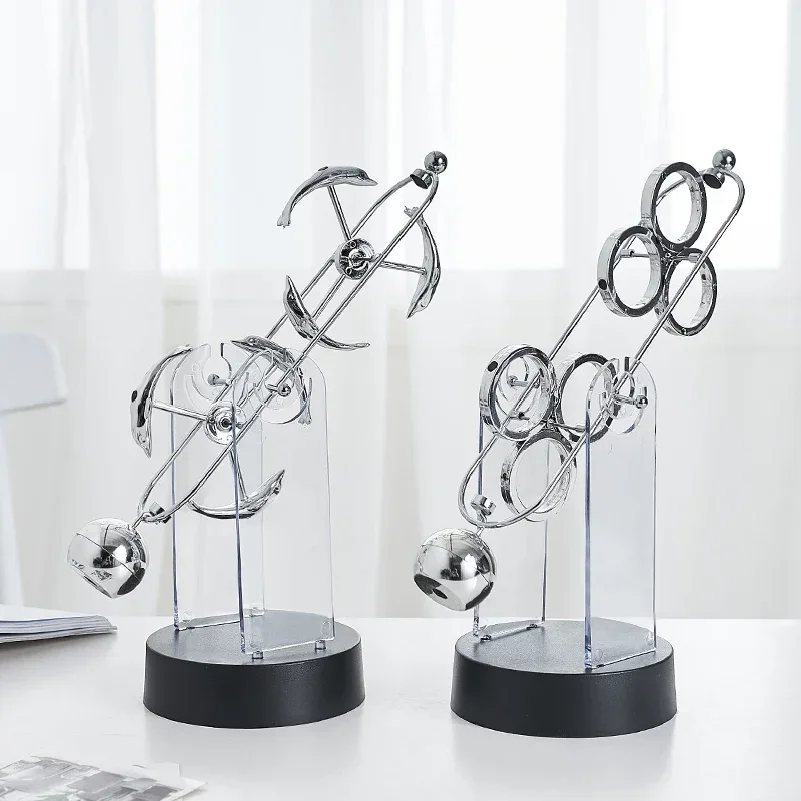 

Physics Science Newton Pendulum Nordic Home Decoration Accessories Modern Metal Maglev Balance Balls Office Desk Decor Gifts
