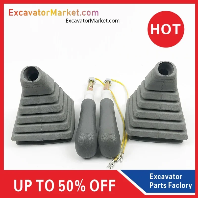 Excavator Parts For Yuchai Yc35-6 50-8 60-8 85-8 135-8 Control Rod Handle Rubber Dust Cover Excavator Accessories