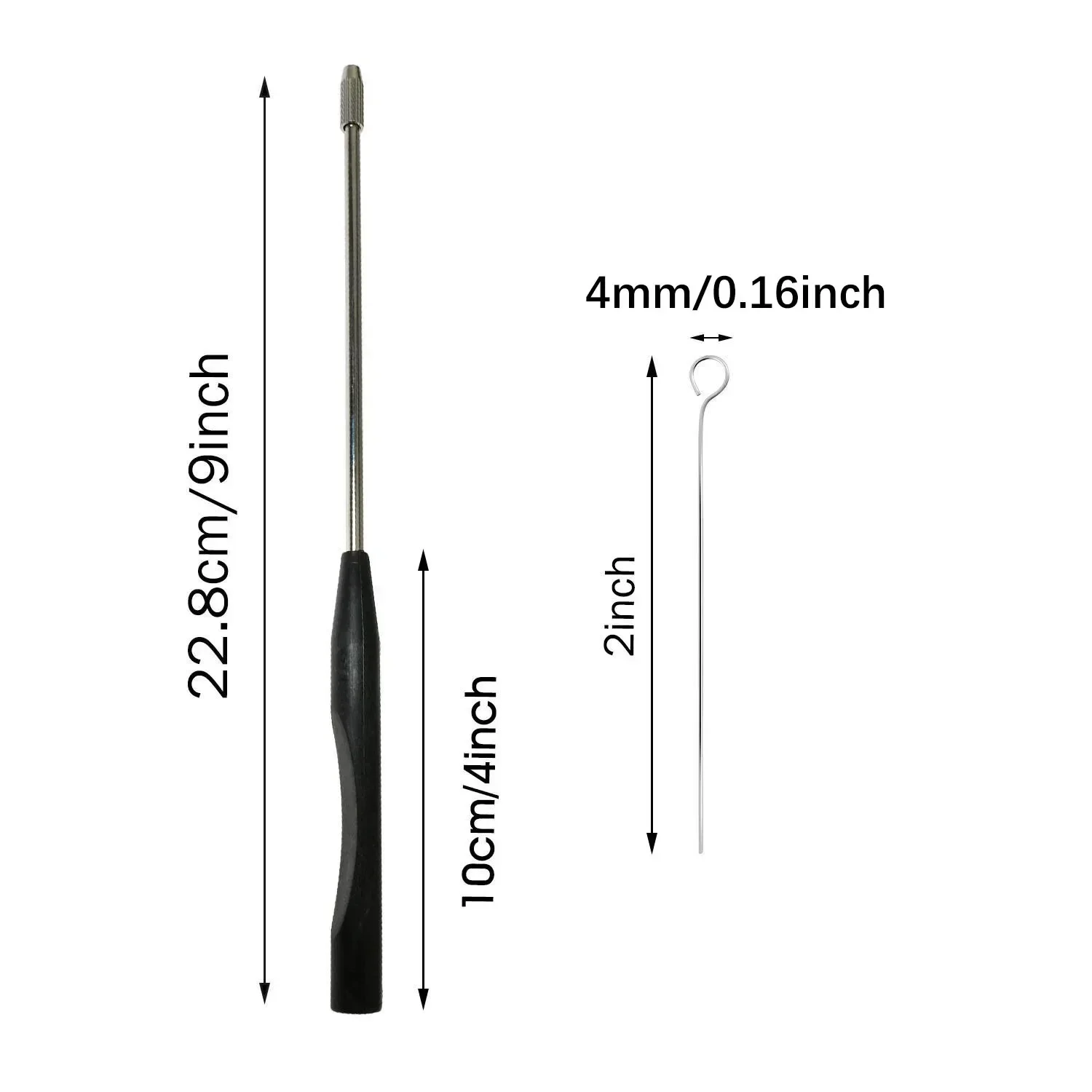 For Lab Culture Mycology Mycelium Agar Plate Inoculation Loop with Nichrome Rings Efficient Tools for Sample Transfer