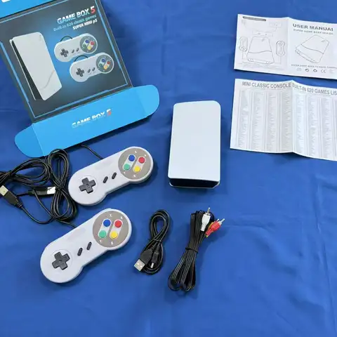 NES video game console PS5 handle mini game built-in 620 PS5-620. Nostalgia game