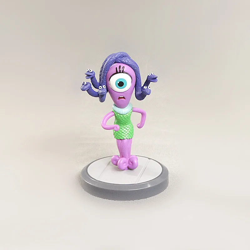 6 Buah/Set Figur Monsters Inc James P. Sullivan Figur Aksi Michael Wozosky Randall Boggs Model Mainan Hadiah