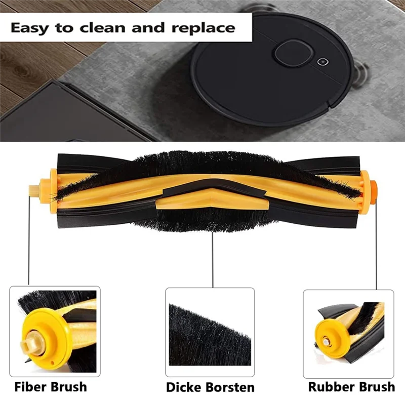 Аксессуары ABJY для пылесоса Ecovacs Deebot Ozmo 950/920/N8/T8/T8+/T8 AIVI+/T9/T5, основная щетка, фильтр, боковые щетки