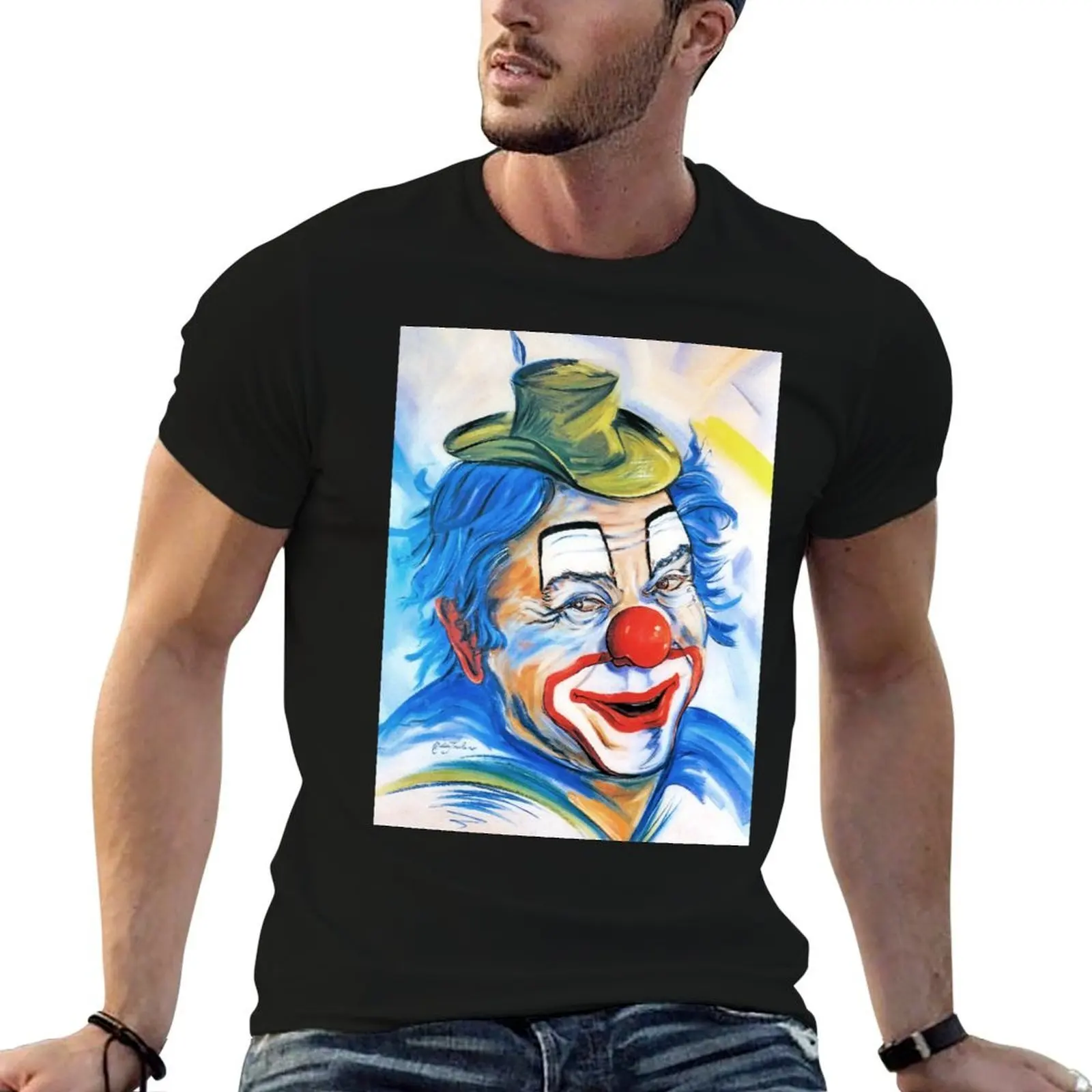 vr 3242 / finition 2023 - 6 Musée de Clowns le Bonheur Universel Okaio Créations Olavia-Olao T-Shirt cotton t shirt man T-Shirt