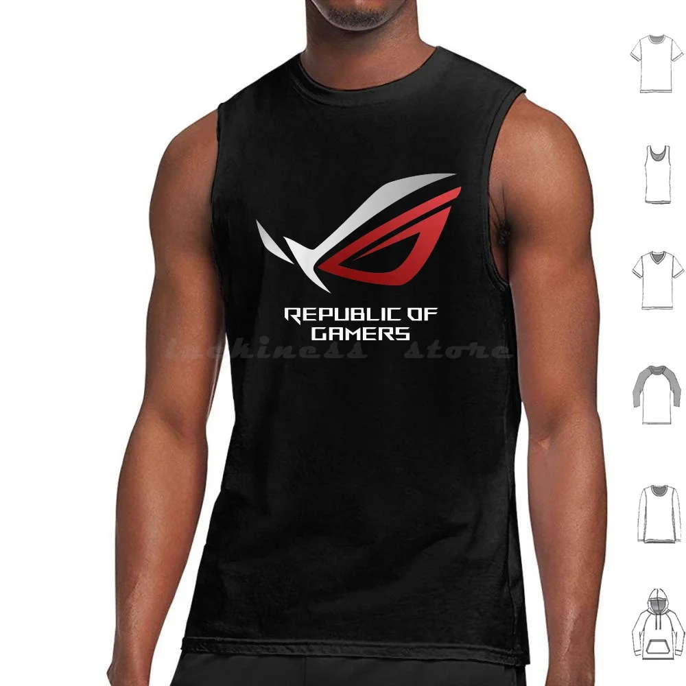 Laptop E Wong Sugih Tur Apik Rog Republic Of Games Tank Tops Print Cotton Rog Gaming Amd Republic Of Gamers Asus