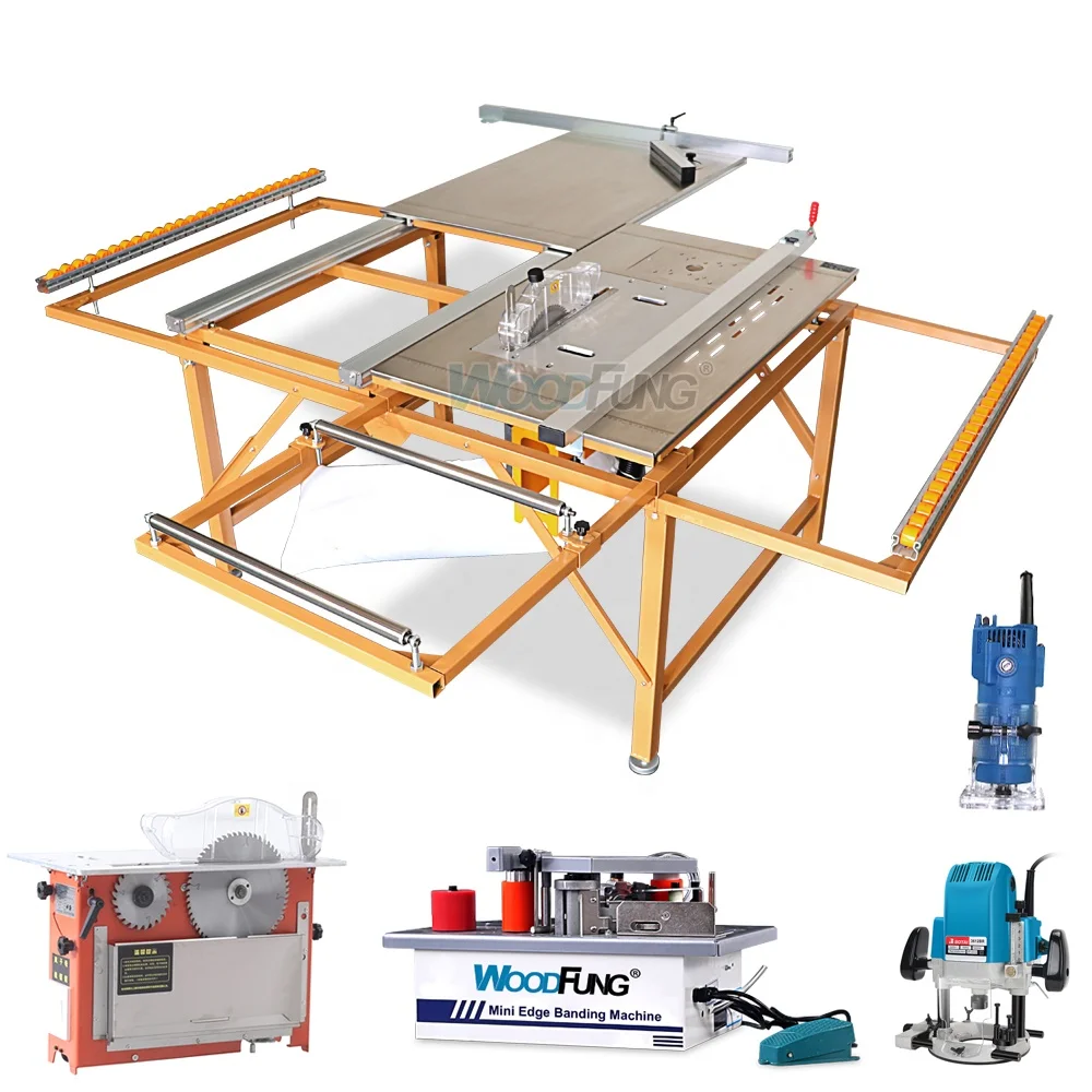 MJ09BG Wood Cutting Machine Sliding Table Saw