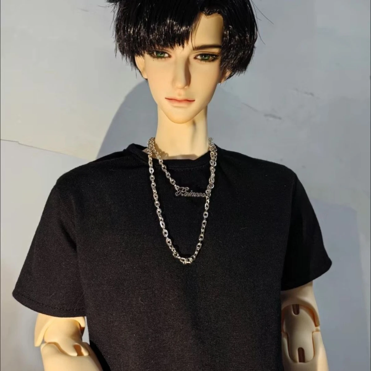 1pc Doll's Clothes Solid Color Short Sleeved T-shirt for 40/45/70/75cm Male Female Bjd Doll Dress Up 1/4 1/3 Doll Accessories
