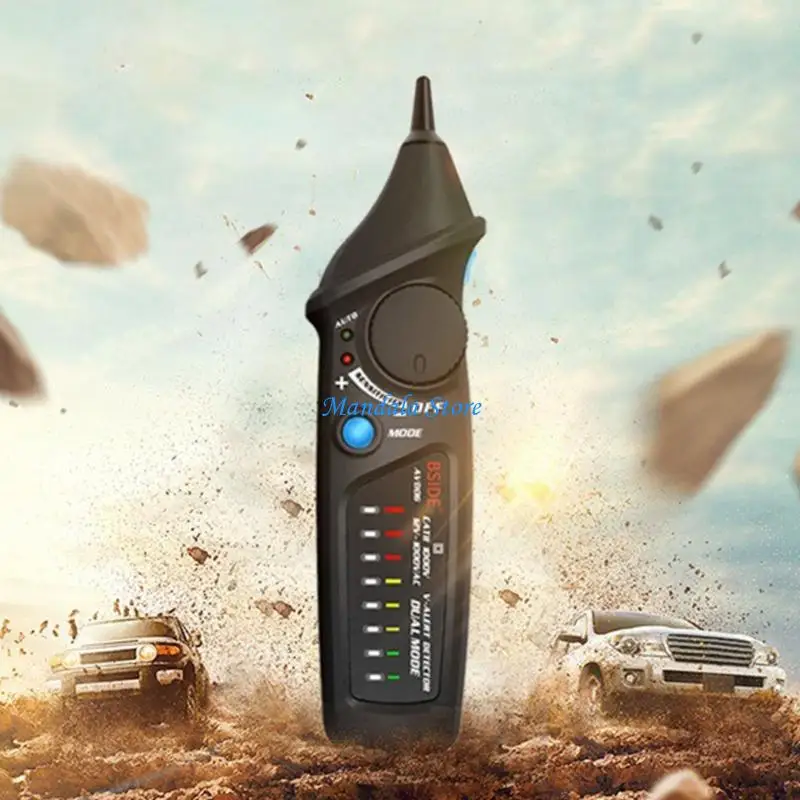 U2JC Wireless Voltages Detection Pen Tool 12V-1000V AC Ranges Compactly Voltages Detectors Home Industrial Electrical Testing