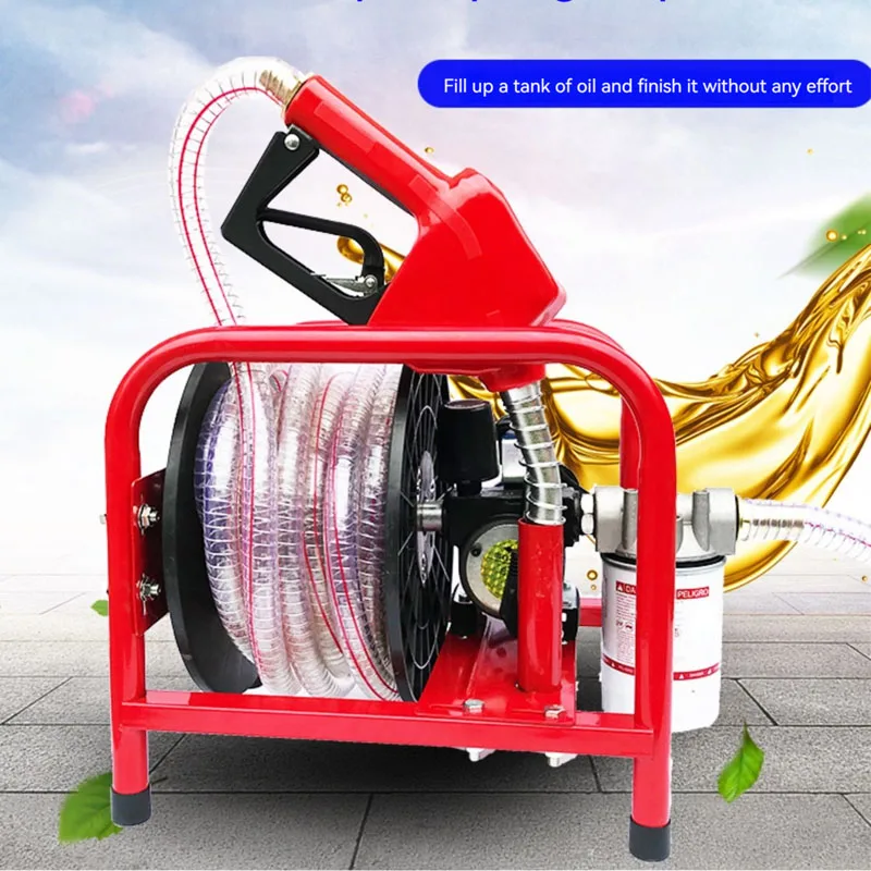 

Electric Refueling Pump Fuel Transfer Pump Diesel Oil Pump Set Metering Self-Stopping Coiled Tubing Pumps Refueling Machine