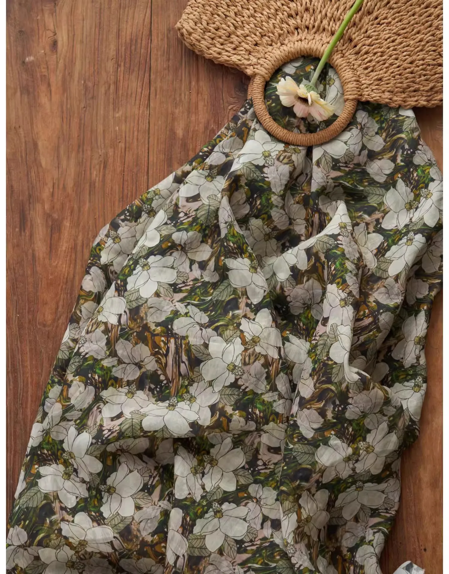 

1 ярд, новая ткань из чистого рами, платье Cheongsam в китайском стиле, верхняя ткань