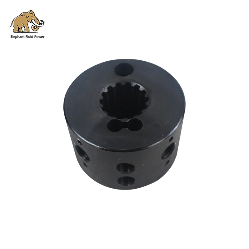 Excavator Hydraulic Pump Parts Coupling Flexible Rubber Coupling Spline 51# 18cm 4 Hole