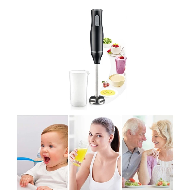 Hand Blender Stick Blender 400W 2 Speed Adjustable Immersion Blender with Stainless Steel Blades and Ergonomics Handle