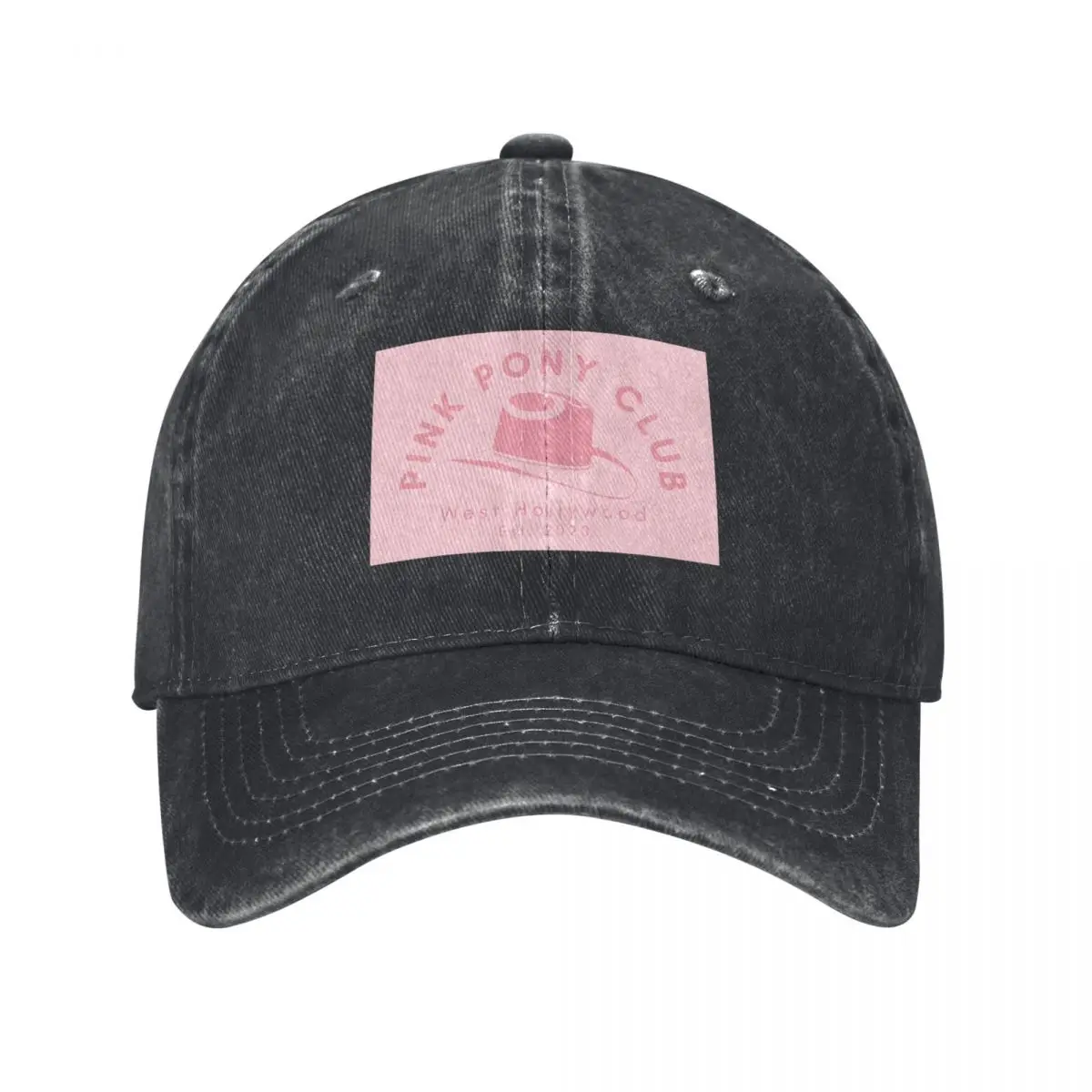 Pink Pony Club Baseball Cap black Big Size Hat Luxury Man Hat Women Hats Men's