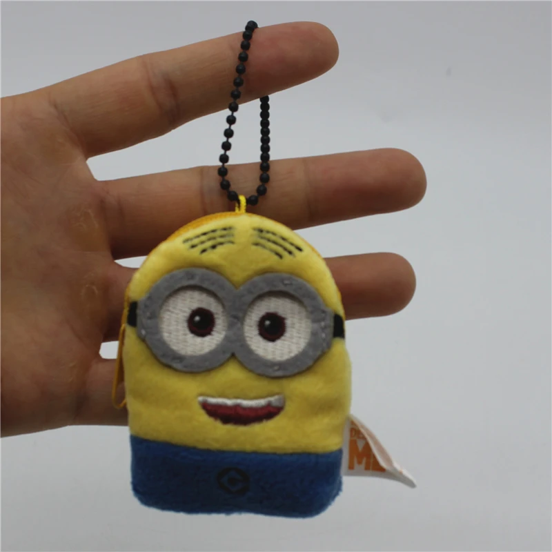 1 Stuk Verachtelijke Me Kevin Bob Minions Pop Sleutelhanger Schattige Minion Pluche Hanger Auto Sleutelhanger Kinder Speelgoed Feest Cadeau