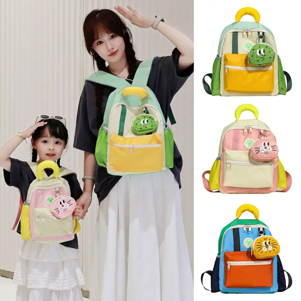

Lightweight Student Schoolbag Cartoon Trendy Color Matching Children's School Backpack Cute Large Capacity Kids Backpack