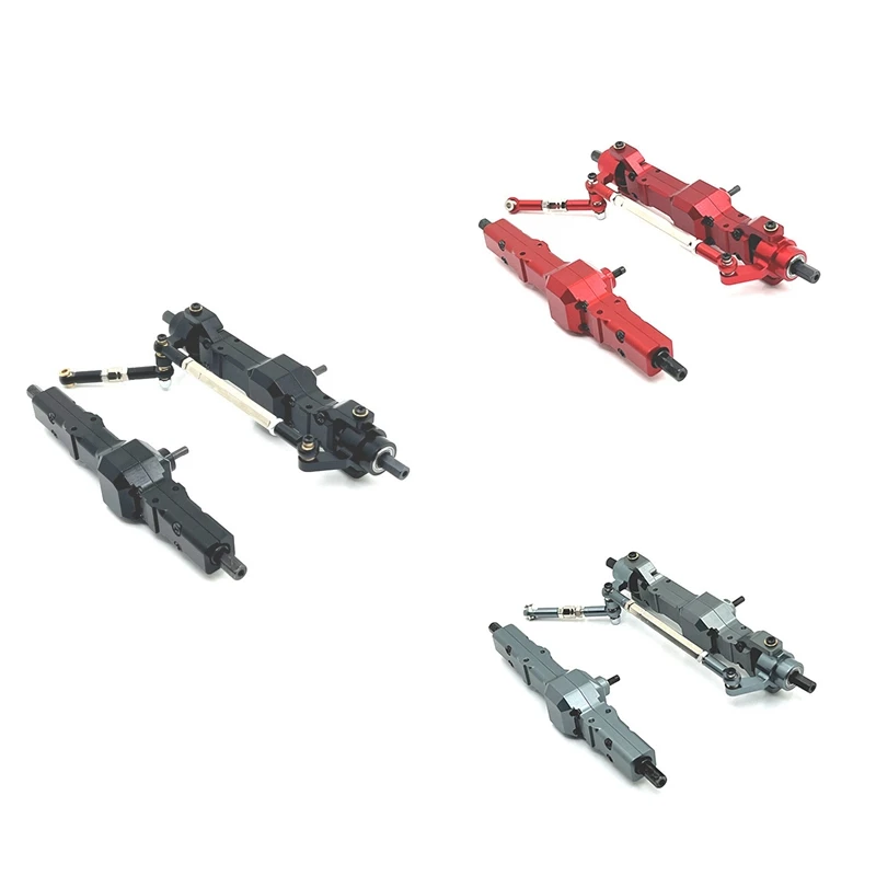 Suitable For 1/16 C14 C24 B14 B24 B16 B36 Remote Control Car Front And Rear Axles Replacement Parts Black Color