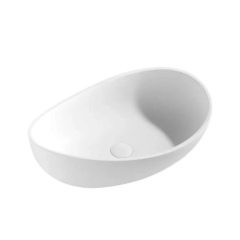 

Solid Basin Custom Color Bathroom Sanitary Ware Easy to Clean Home Modern Basin