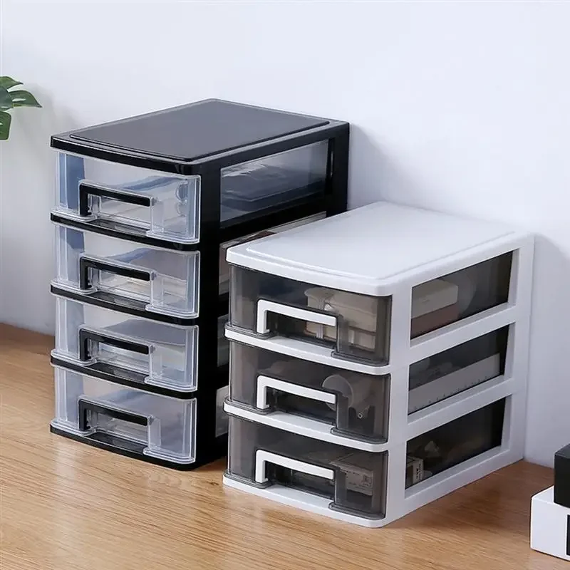 

5-layer Drawer Desk Storage Box Plastic Holder Cosmetic Cabinet Storage Organizer Desktop Makeup Organizer Box