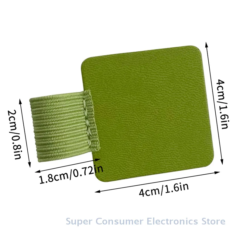 

Universal Loose-leaf Notebook Accessories Self-adhesive Pen Clip Elastic Band Flat Pen Case PU Leather Pen Insertion