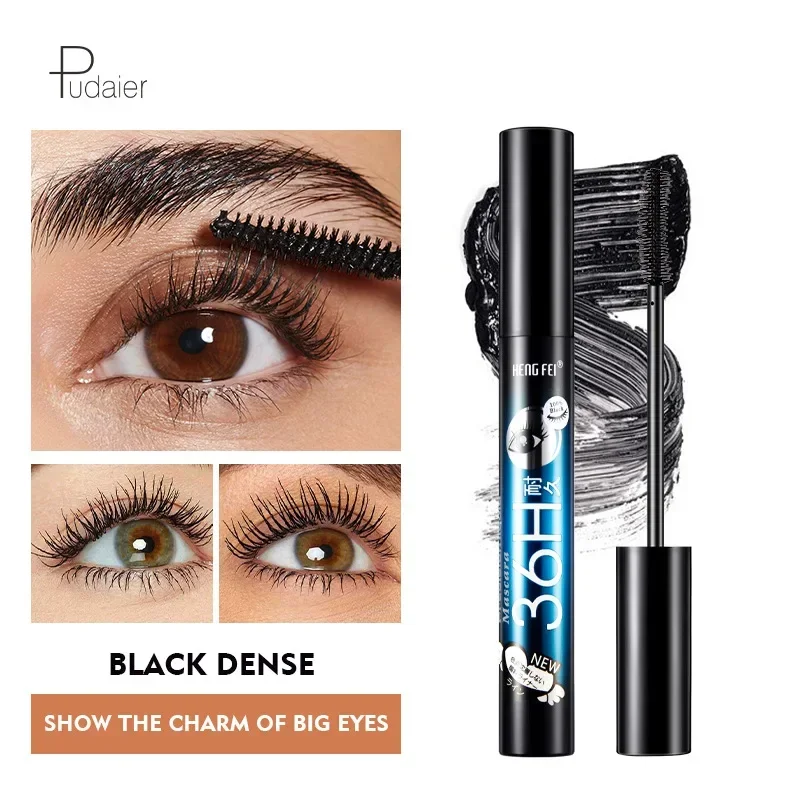 

Free Shiping 36H Mascara Waterproof Sweatproof Non-Smudge 4D Mascara Lengthening Volumizing & Curling Mascara Thick Eye Lashes
