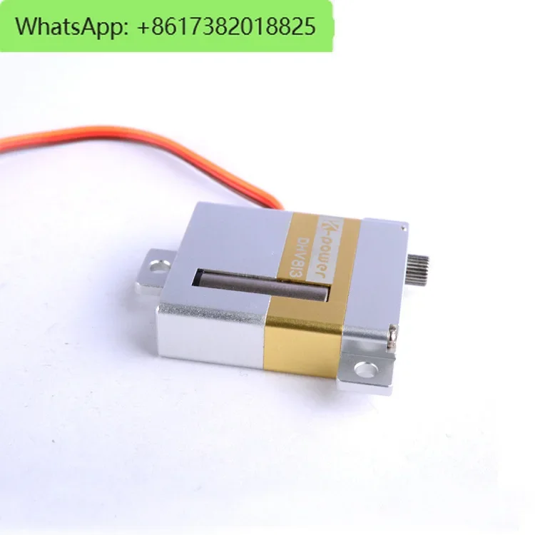 Flat servo, Weichuang power servo, high torque 9kg RC wing, high-pressure metal flat servo, DHV813